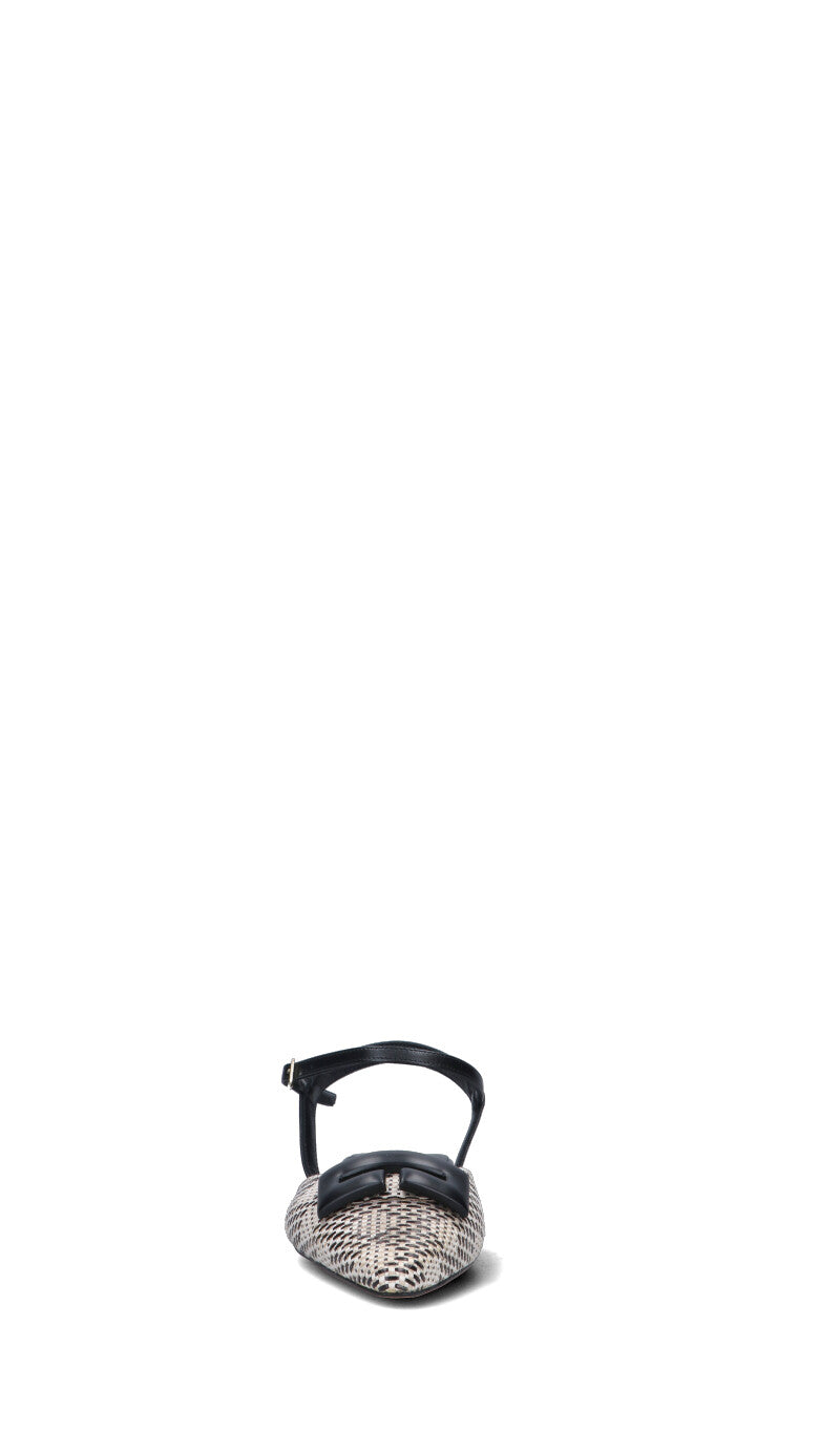 REBECCA VAN DIK Slingback donna nera
