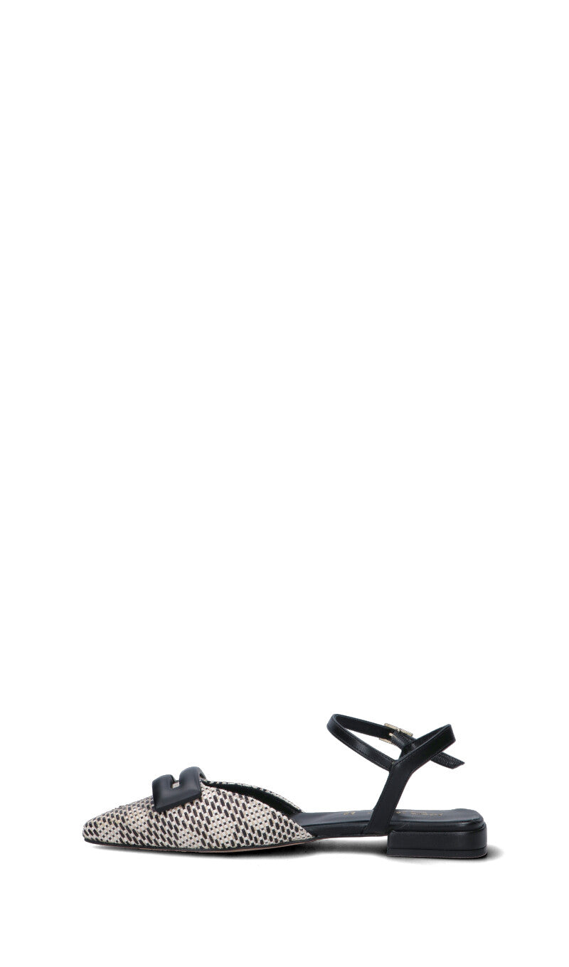 REBECCA VAN DIK Slingback donna nera