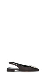 REBECCA VAN DIK Slingback donna nera