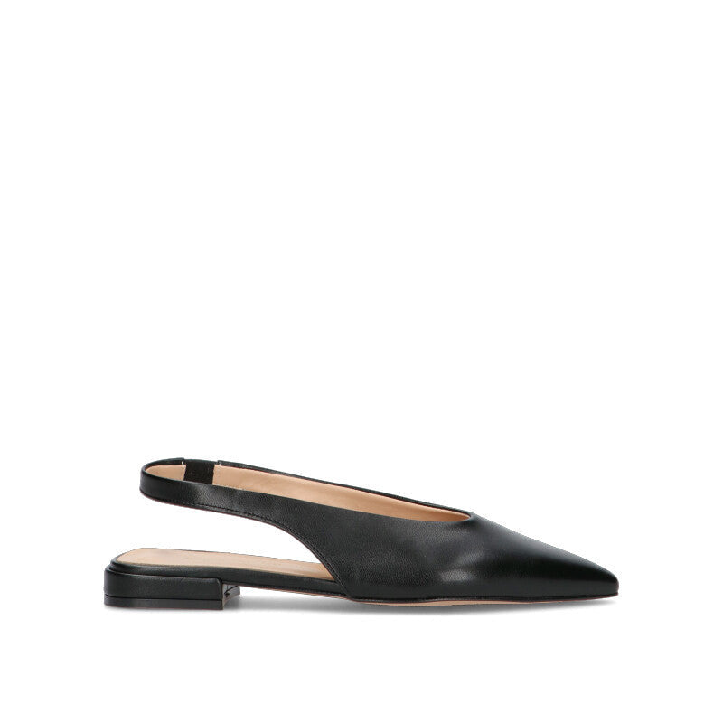 REBECCA VAN DIK Slingback donna nera