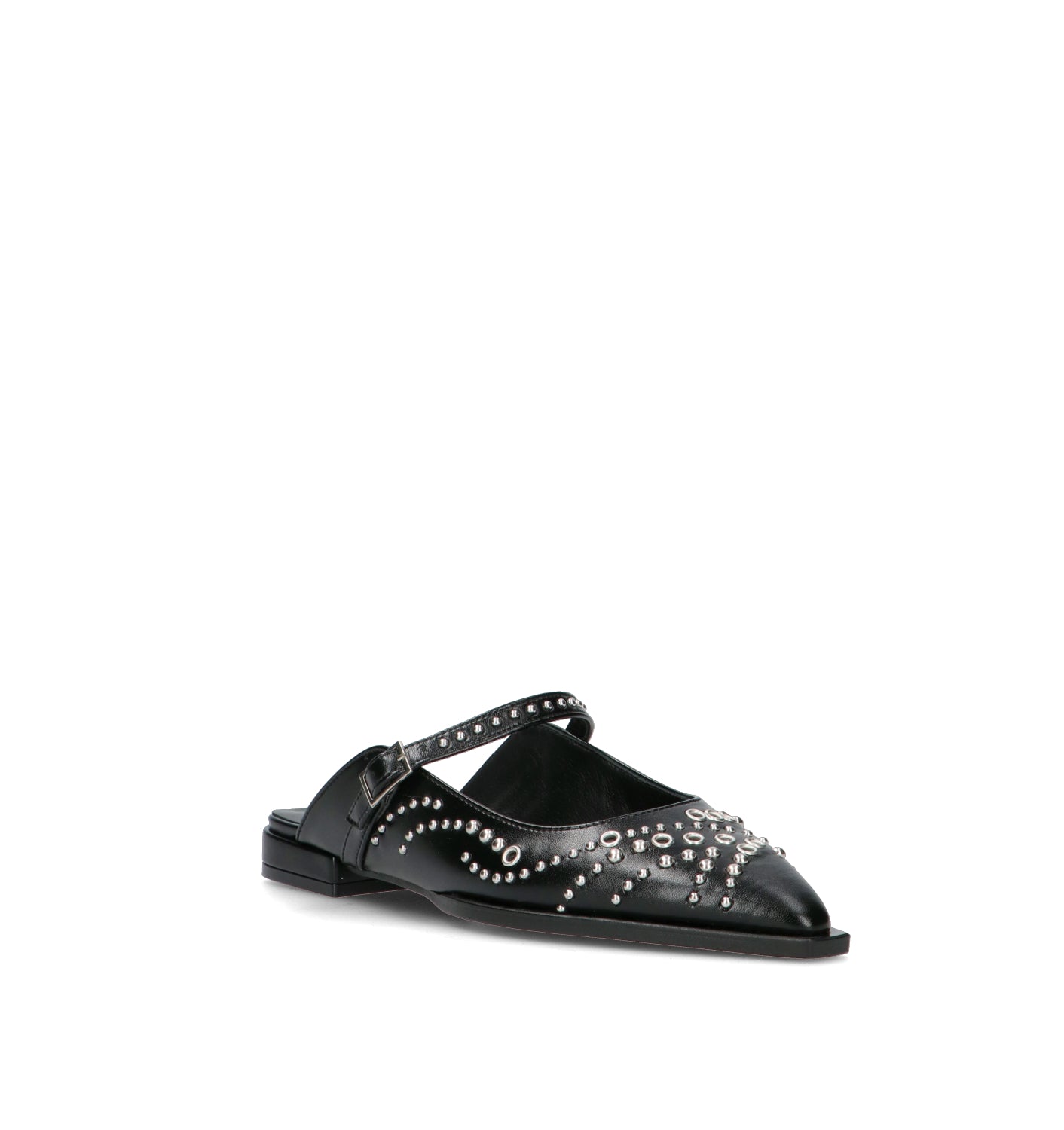 REBECCA VAN DIK Slingback donna nero