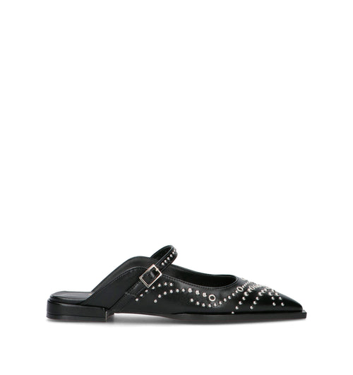 REBECCA VAN DIK Slingback donna nero