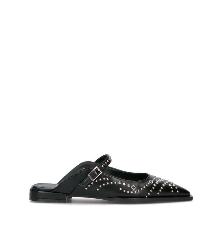 REBECCA VAN DIK Slingback donna nero