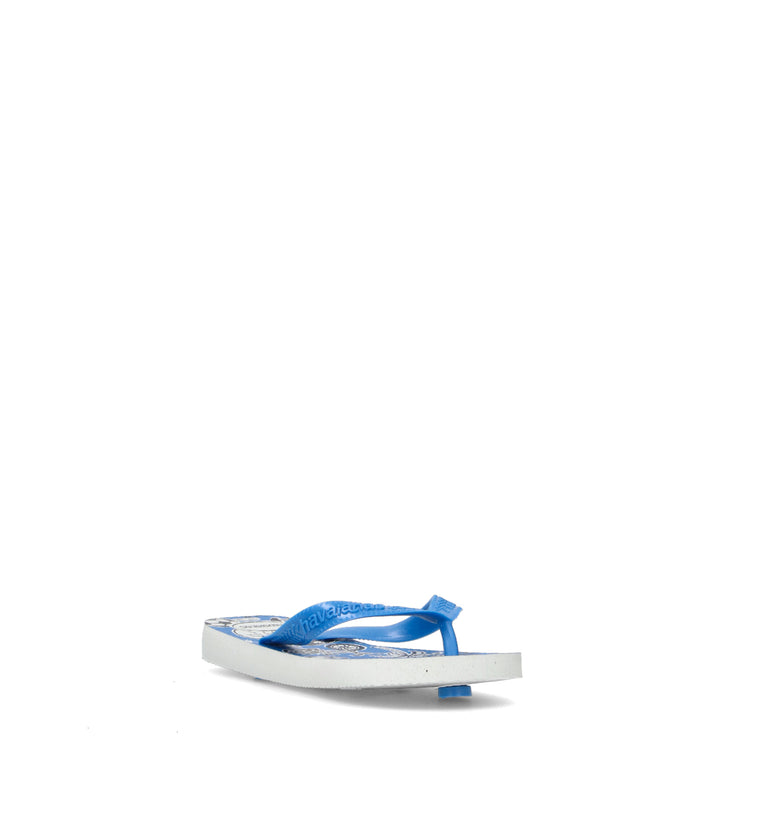 HAVAIANAS Ciabatta bimbo bianca/azzurra