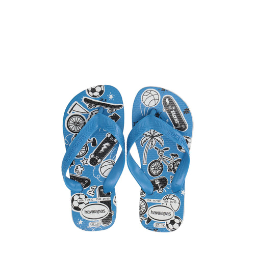 HAVAIANAS Ciabatta bimbo bianca/azzurra