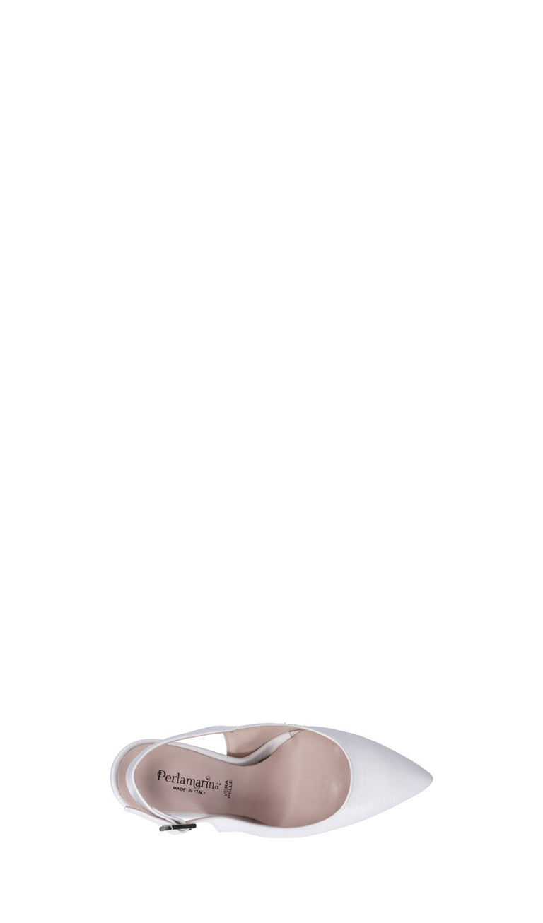 PERLAMARINA Slingback donna bianco