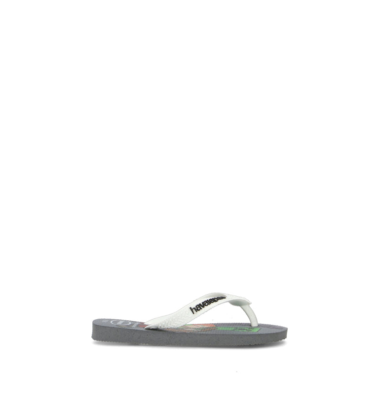HAVAIANAS Ciabatta bimbo bianca/grigia