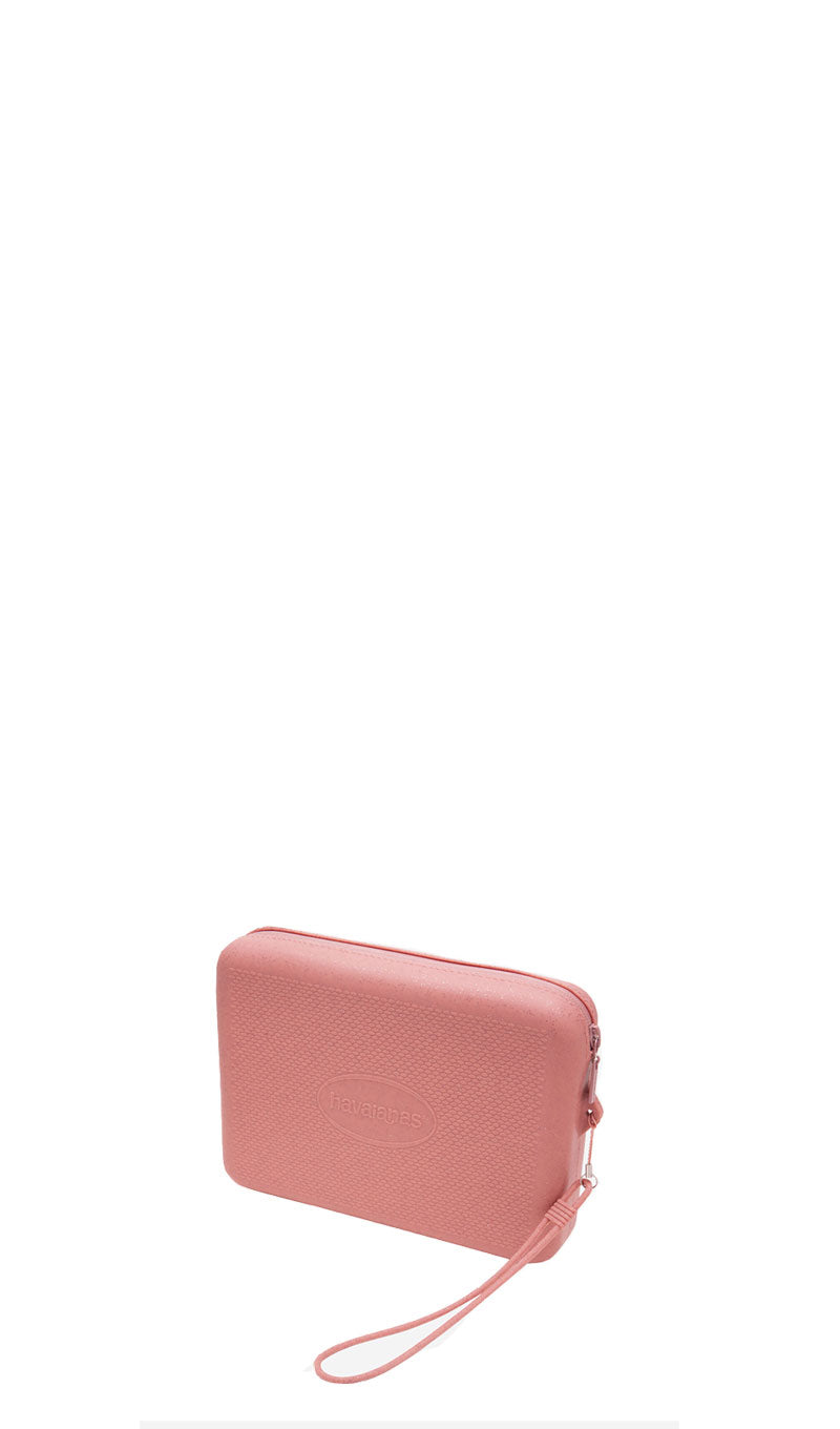 HAVAIANAS Pochette rosa in silicone