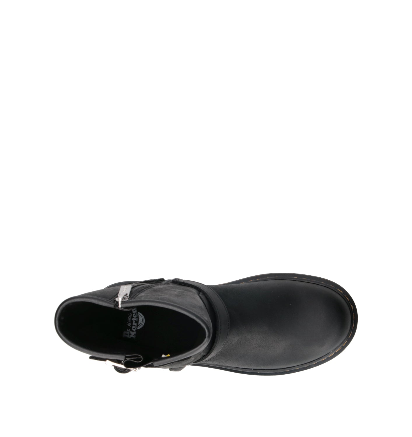 DR. MARTENS GENAYA Y Tronchetto ragazza nero in pelle