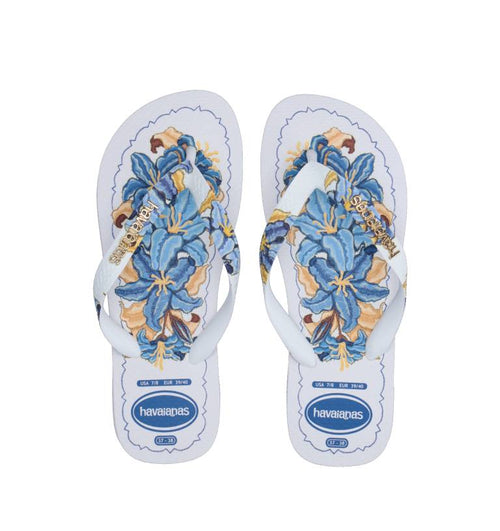 HAVAIANAS Ciabatta donna bianca/blu