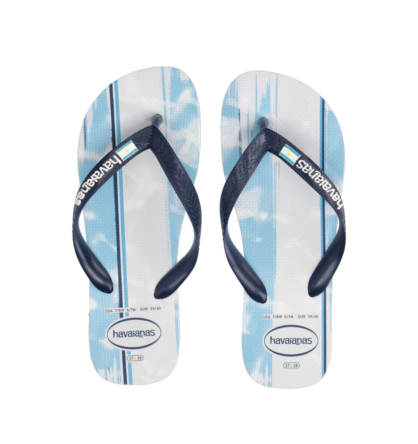 HAVAIANAS Ciabatta uomo bianca/blu