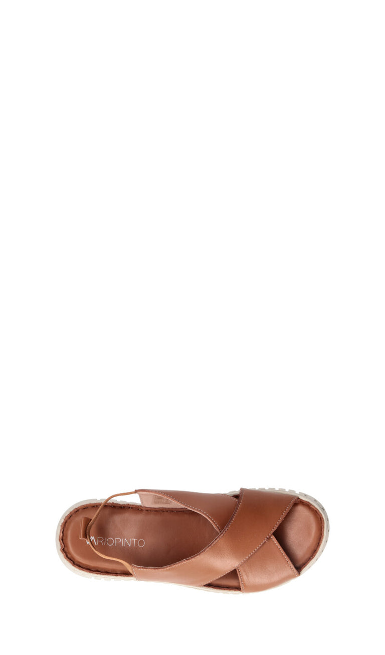 VARIOPINTO Sandalo donna cuoio in pelle