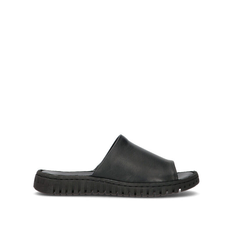 VARIOPINTO Ciabatta donna nera in pelle