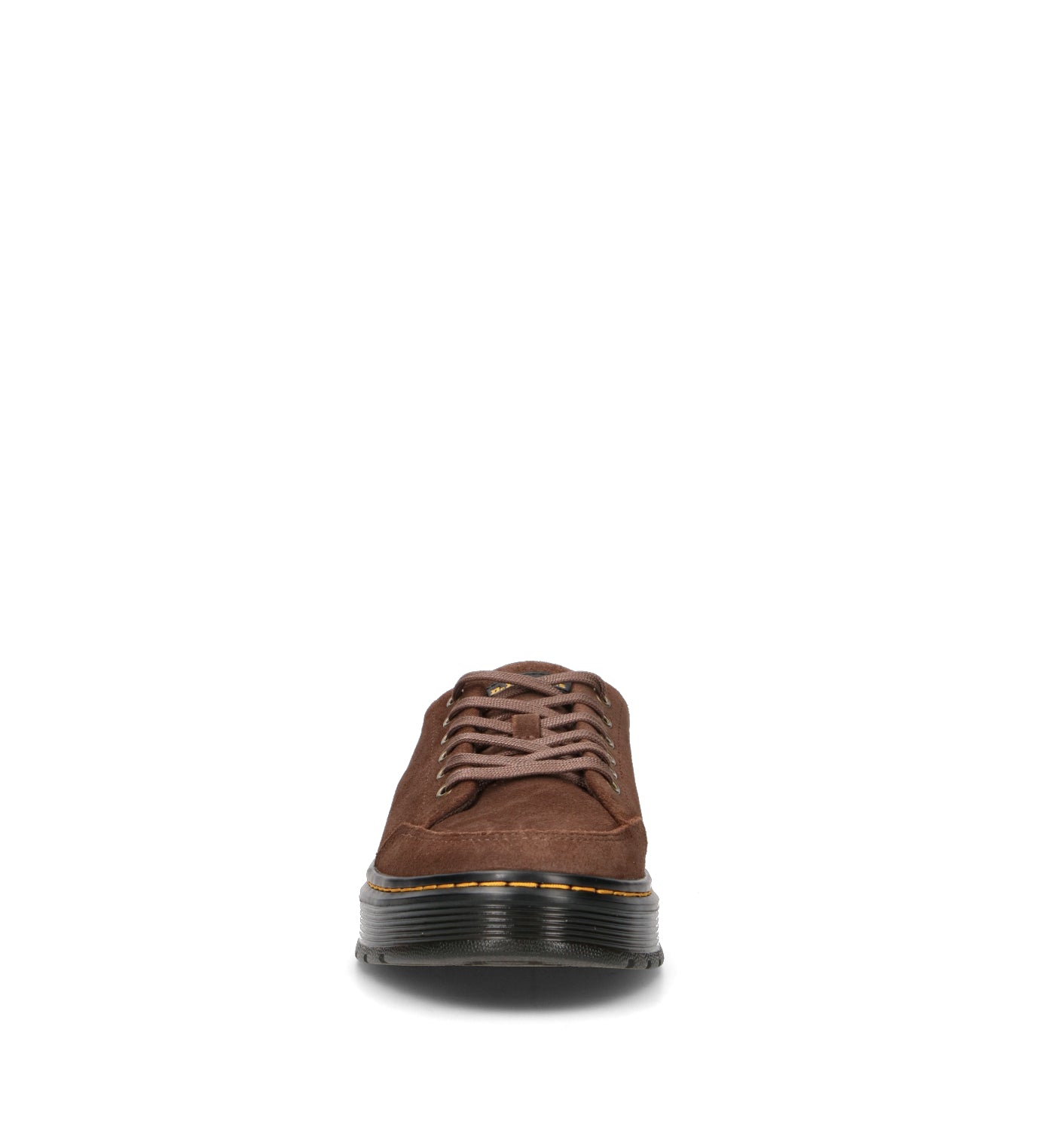 DR. MARTENS BROOKLINE 6 EYE Sneaker uomo marrone in suede