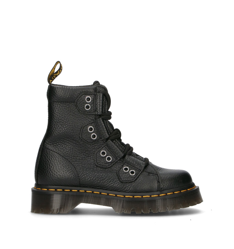 DR. MARTENS 1460 BEXT LTT Anfibio donna nero in pelle