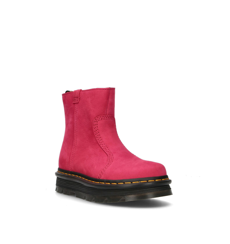 DR. MARTENS ZEBZAG RIGGER Tronchetto donna fucsia in nabuk