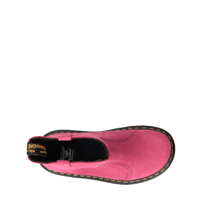 DR. MARTENS ZEBZAG RIGGER Tronchetto donna fucsia in nabuk