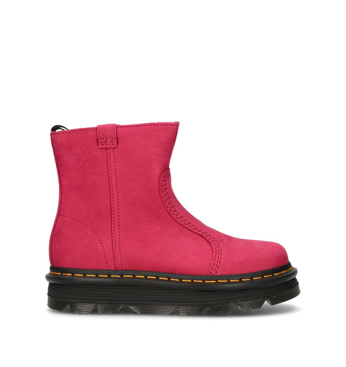 DR. MARTENS ZEBZAG RIGGER Tronchetto donna fucsia in nabuk