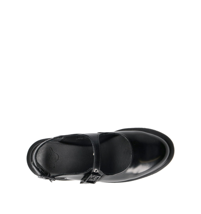 DR. MARTENS Slingback donna nera in pelle