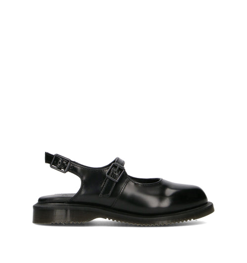 DR. MARTENS Slingback donna nera in pelle