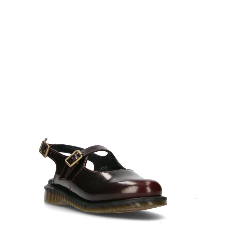 DR. MARTENS MADALINE Slingback donna bordeaux in pelle