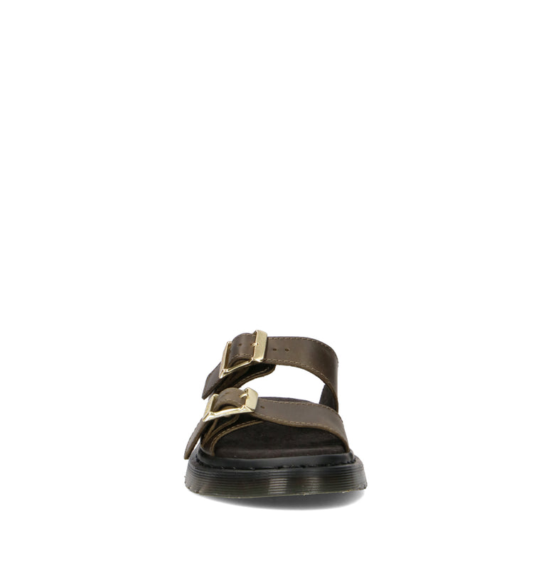 DR. MARTENS JOSEF Ciabatta donna oliva in pelle