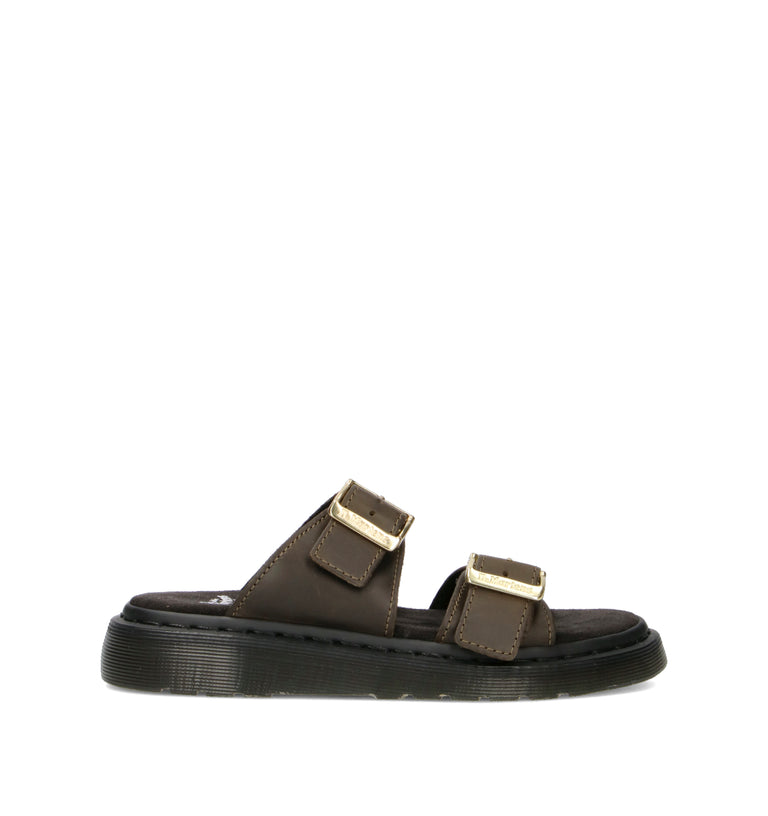 DR. MARTENS JOSEF Ciabatta donna oliva in pelle