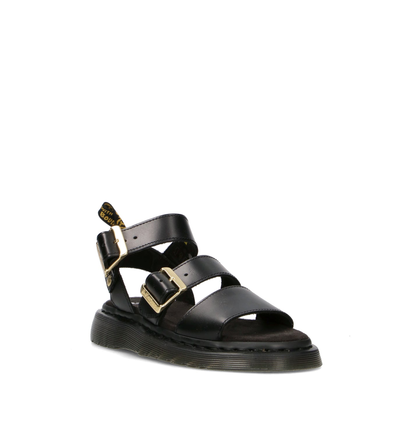 DR. MARTENS GRYPHON Sandalo donna nero in pelle