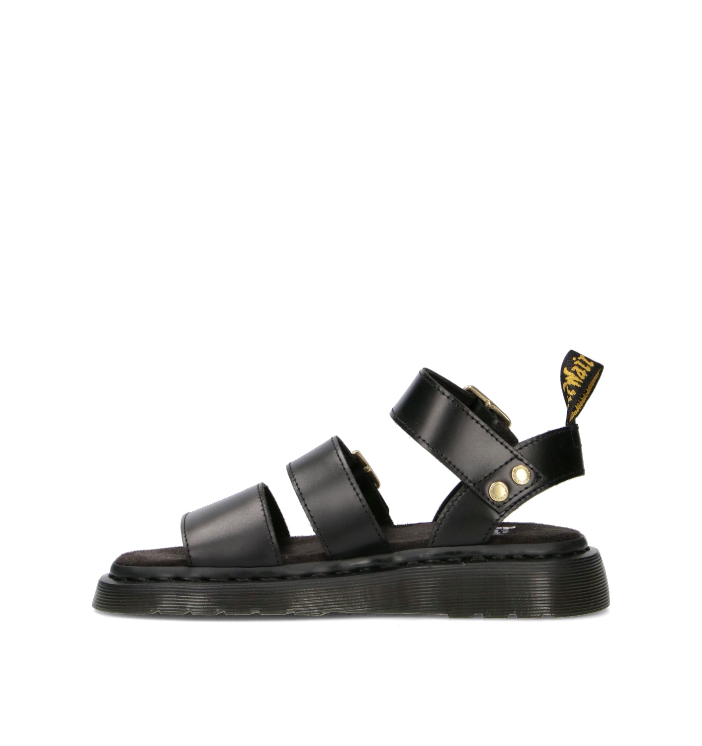 DR. MARTENS GRYPHON Sandalo donna nero in pelle