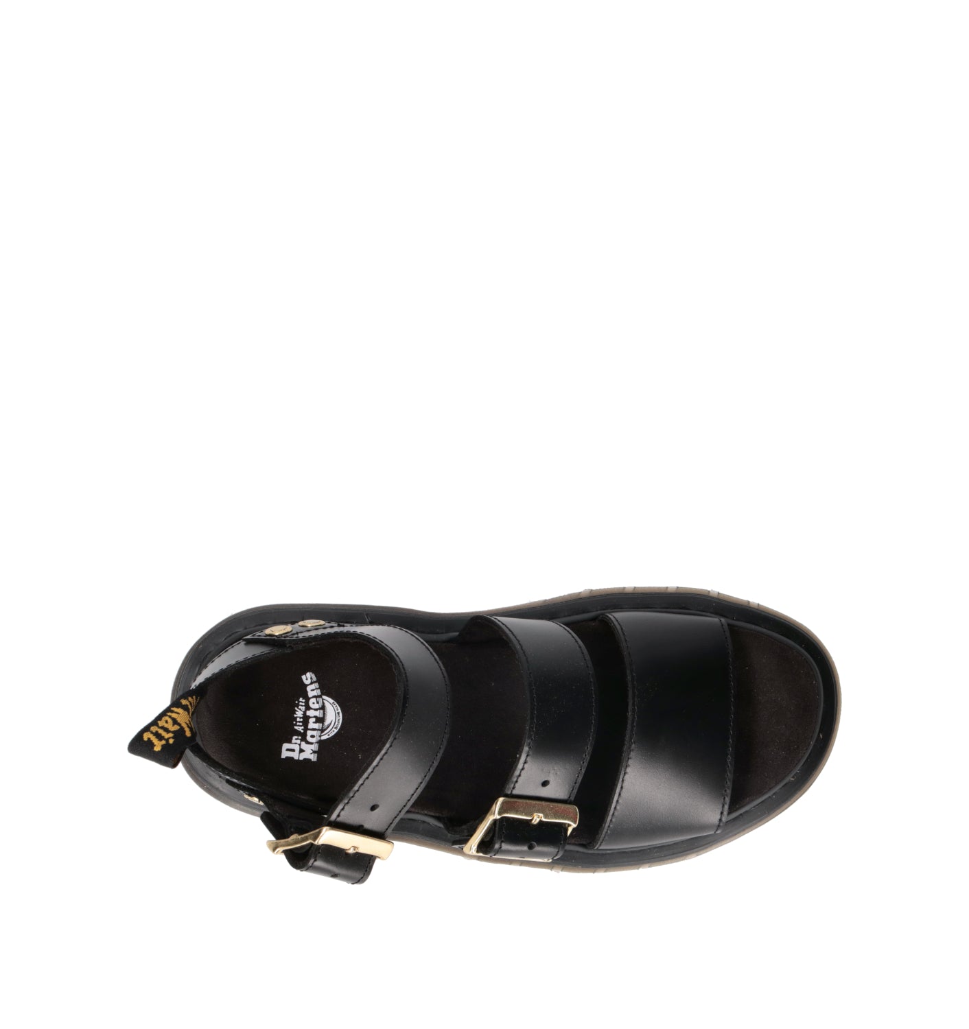DR. MARTENS GRYPHON Sandalo donna nero in pelle