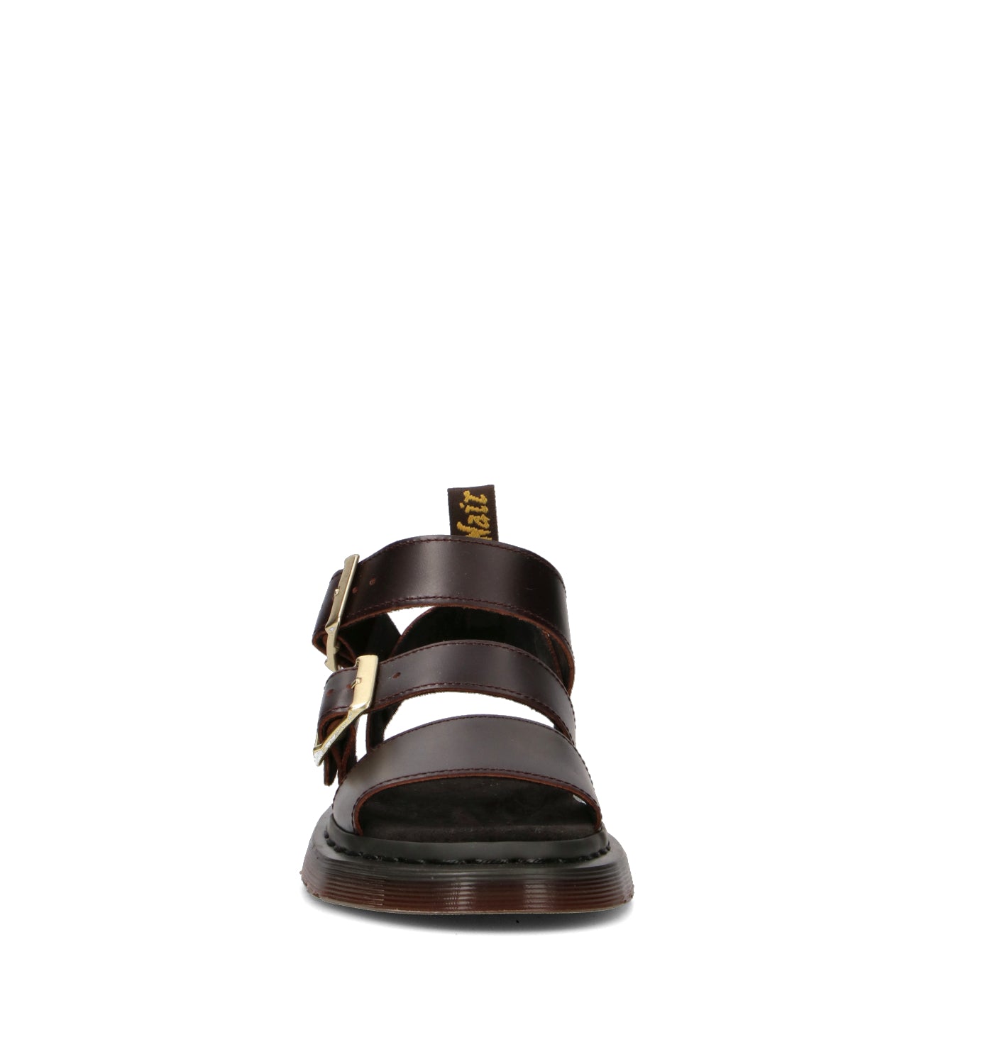 DR. MARTENS Sandalo donna marrone in pelle