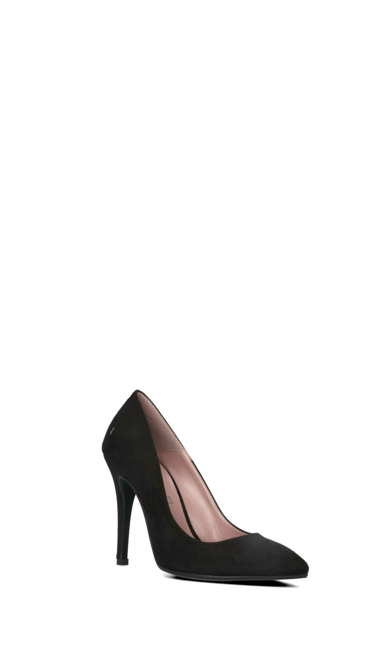 PERLAMARINA Décolleté donna nero in suede