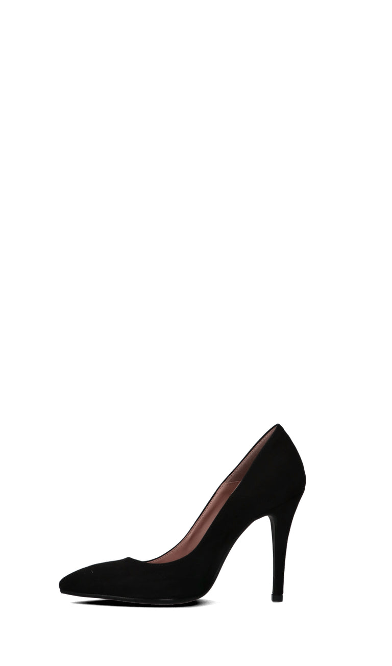 PERLAMARINA Décolleté donna nero in suede
