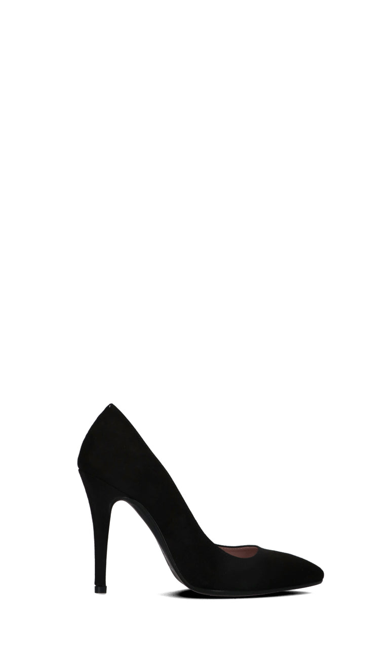 PERLAMARINA Décolleté donna nero in suede