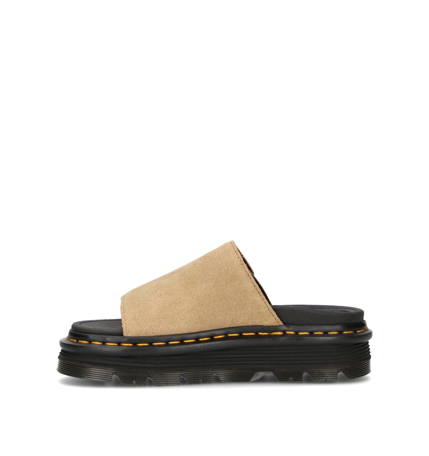 DR. MARTENS ZEBZAG SLIDE Ciabatta donna beige in suede