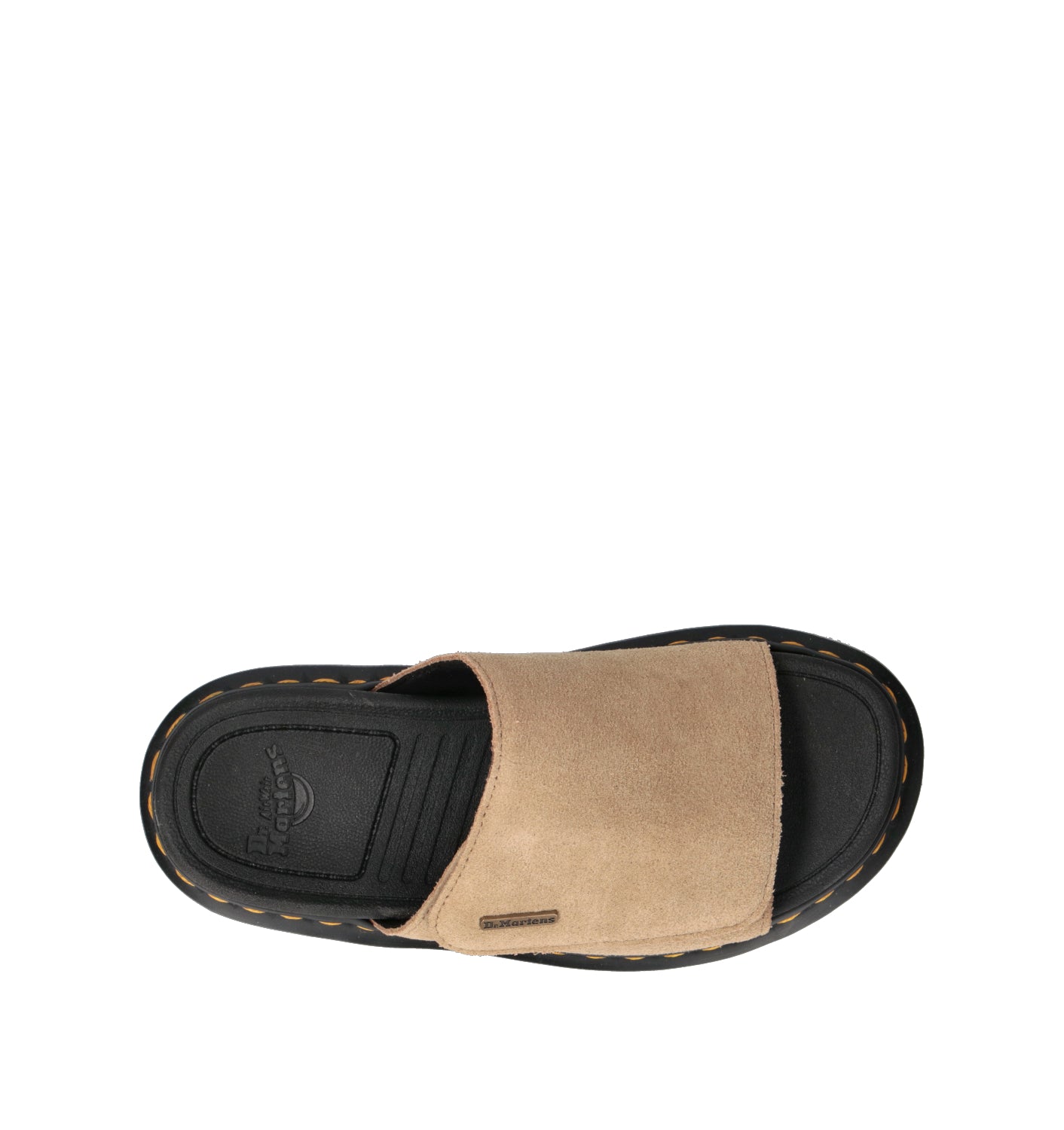 DR. MARTENS ZEBZAG SLIDE Ciabatta donna beige in suede