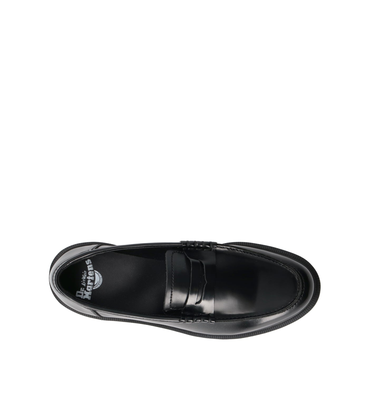DR. MARTENS Mocassino uomo nero in pelle