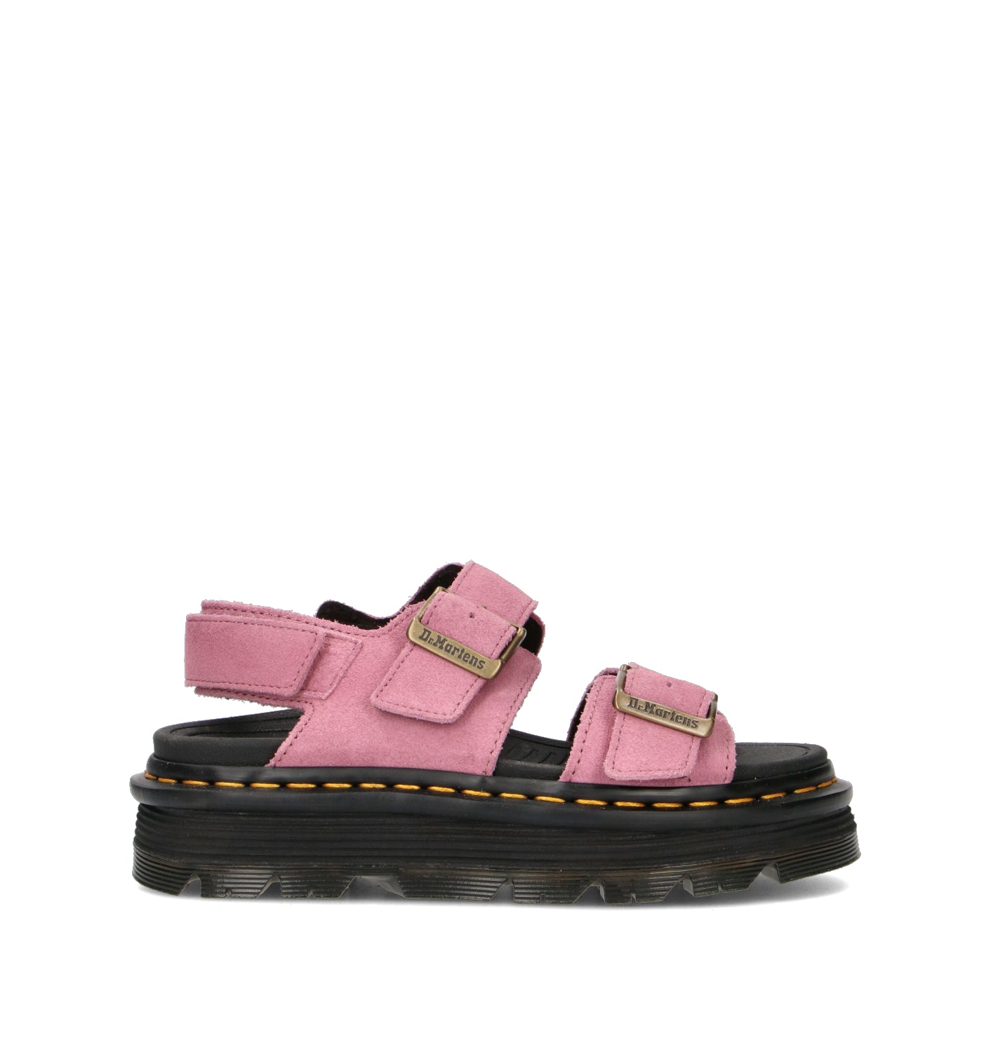DR. MARTENS ZEBZAG SANDAL Sandalo donna rosa in suede