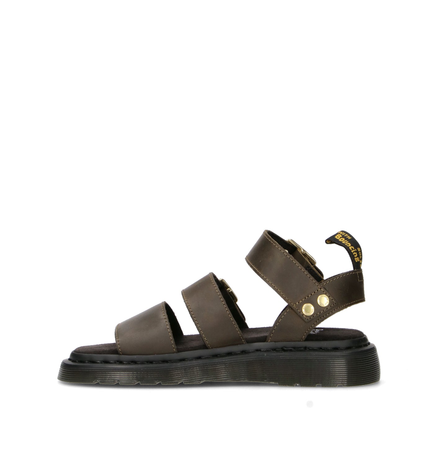 DR. MARTENS GRYPHON Sandalo donna oliva in pelle