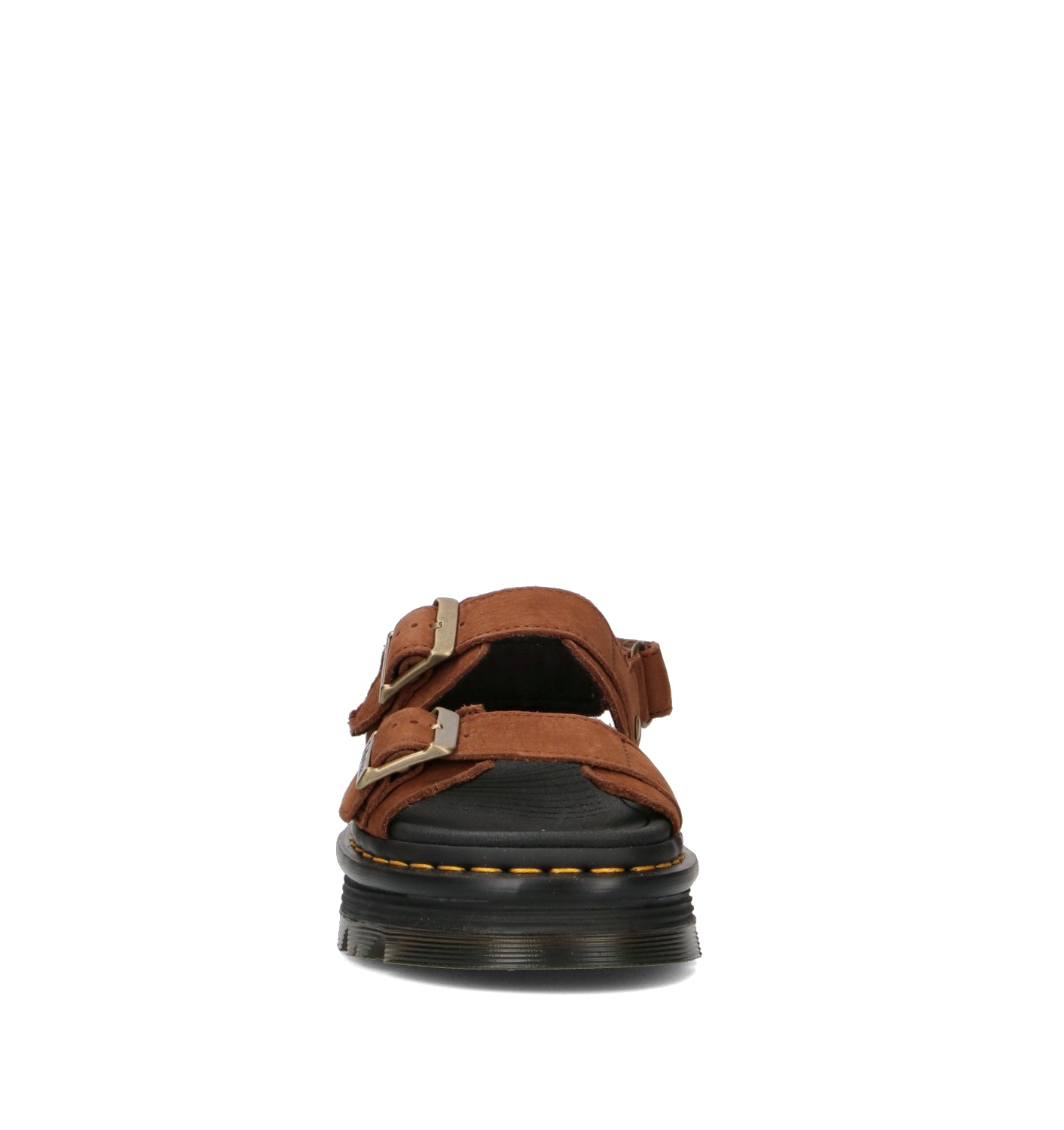 DR. MARTENS Sandalo donna marrone in pelle