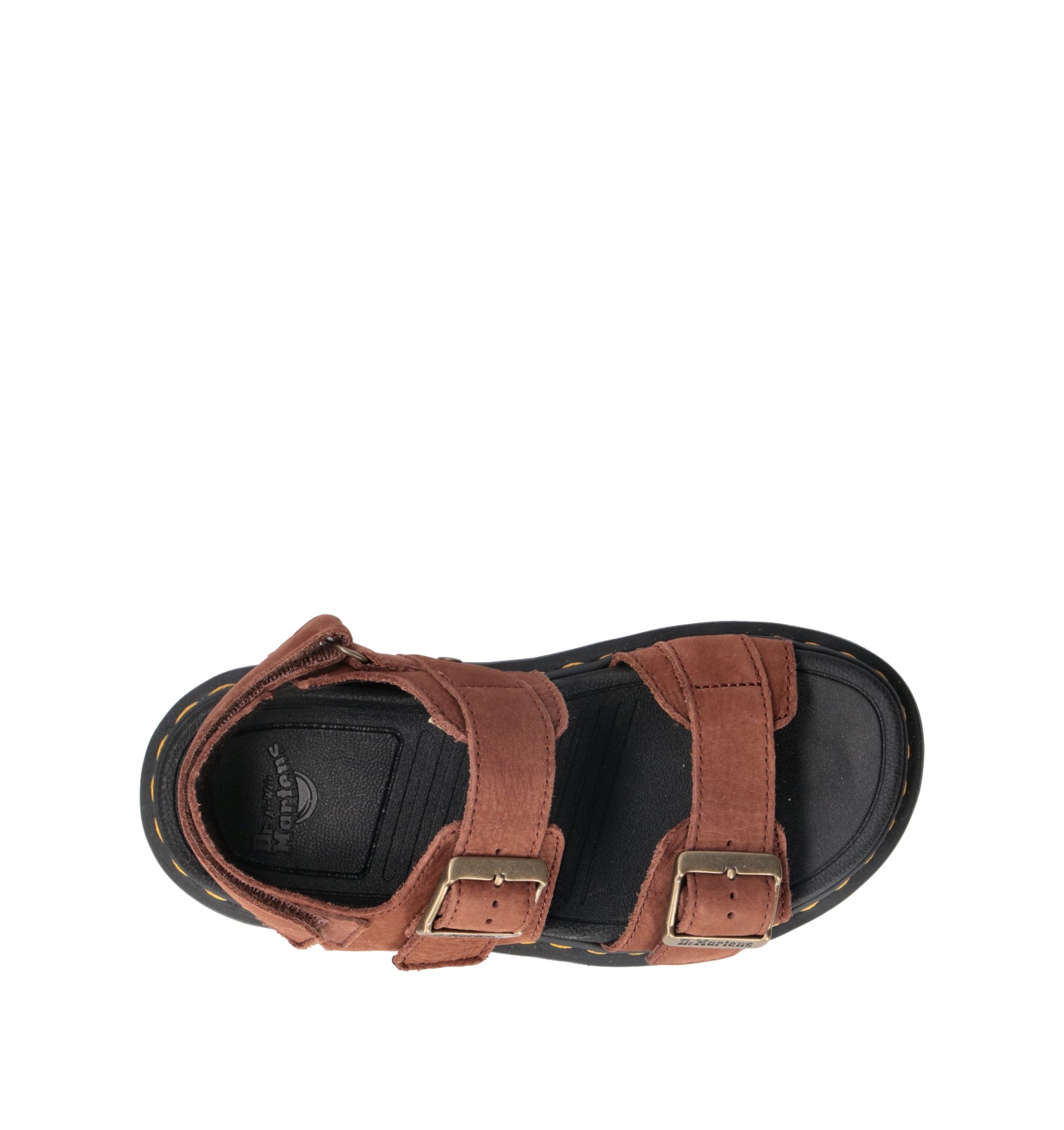 DR. MARTENS Sandalo donna marrone in pelle