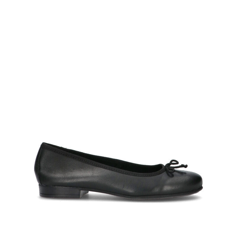 VARIOPINTO Ballerina donna nera in pelle