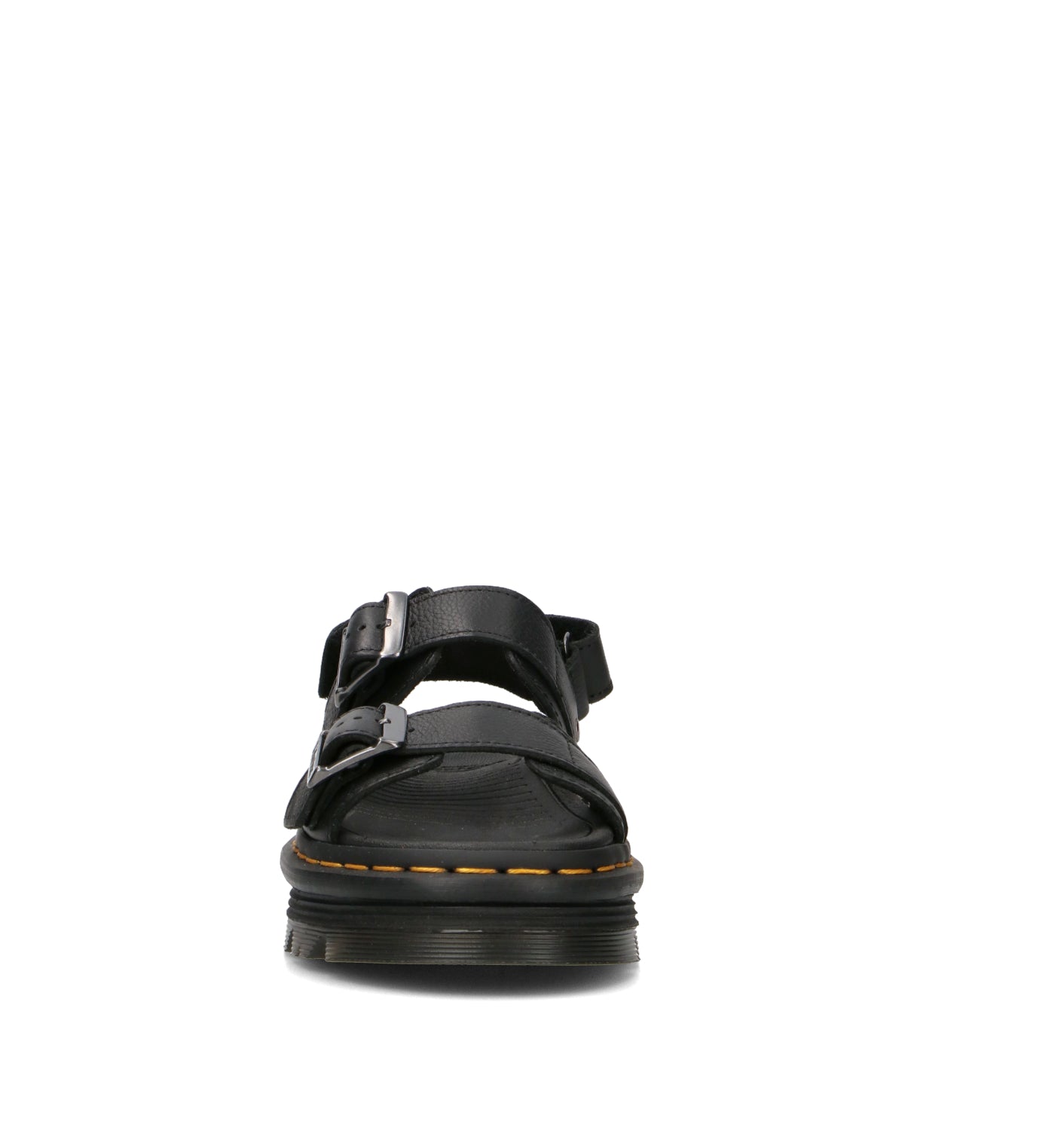 DR. MARTENS ZEBZAG Sandalo donna nero in pelle