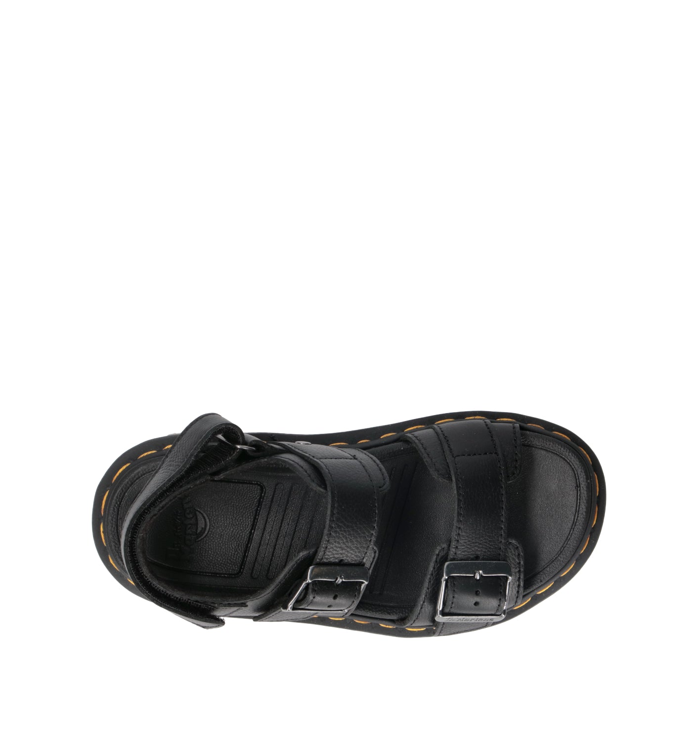 DR. MARTENS ZEBZAG Sandalo donna nero in pelle