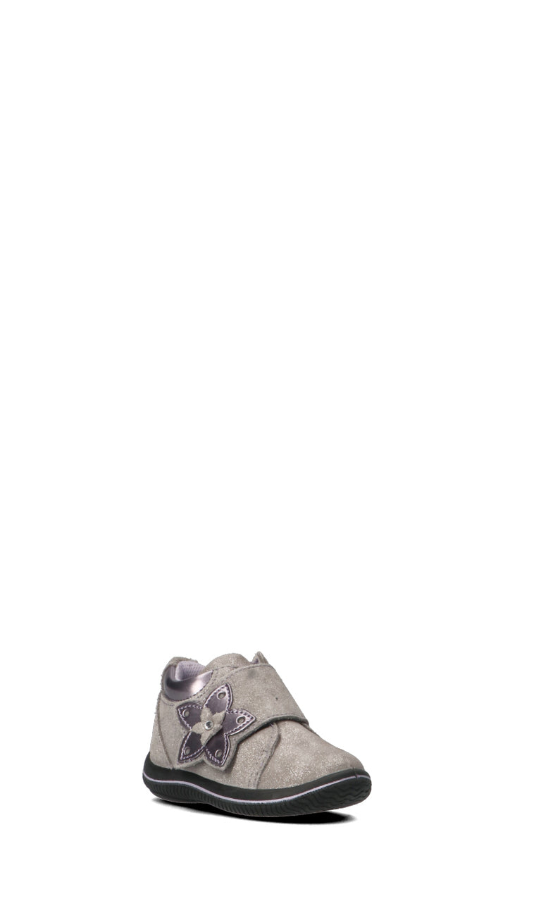PRIMIGI Polacchino bimba grigio in pelle Quellogiusto