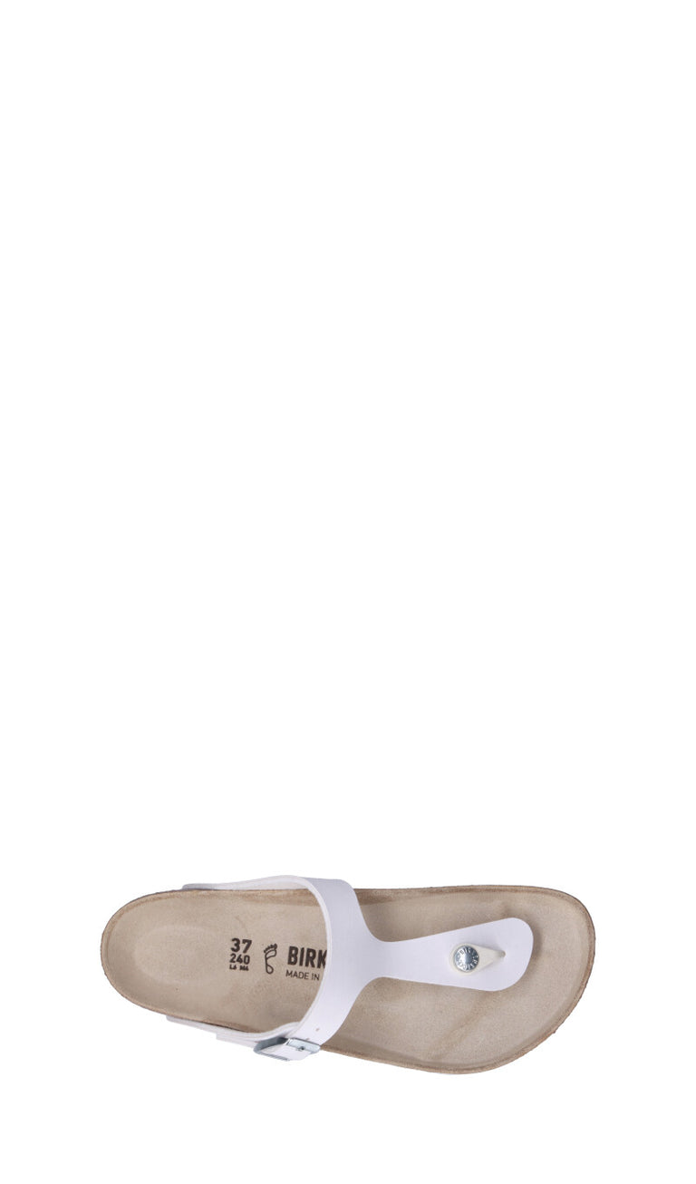 BIRKENSTOCK GIZEH Ciabatta donna bianca in pelle