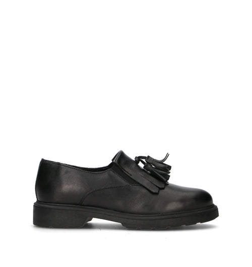VARIOPINTO Mocassino donna nero in pelle