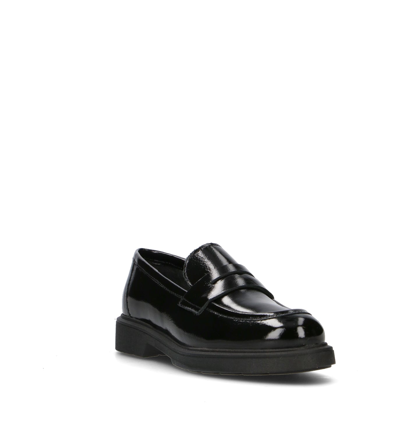 ROSA E ROSA Mocassino donna nero in pelle
