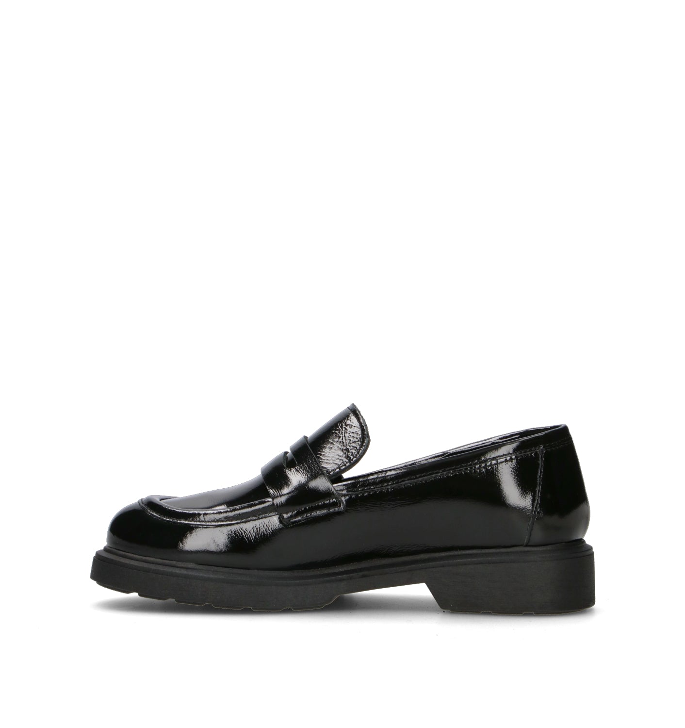 ROSA E ROSA Mocassino donna nero in pelle