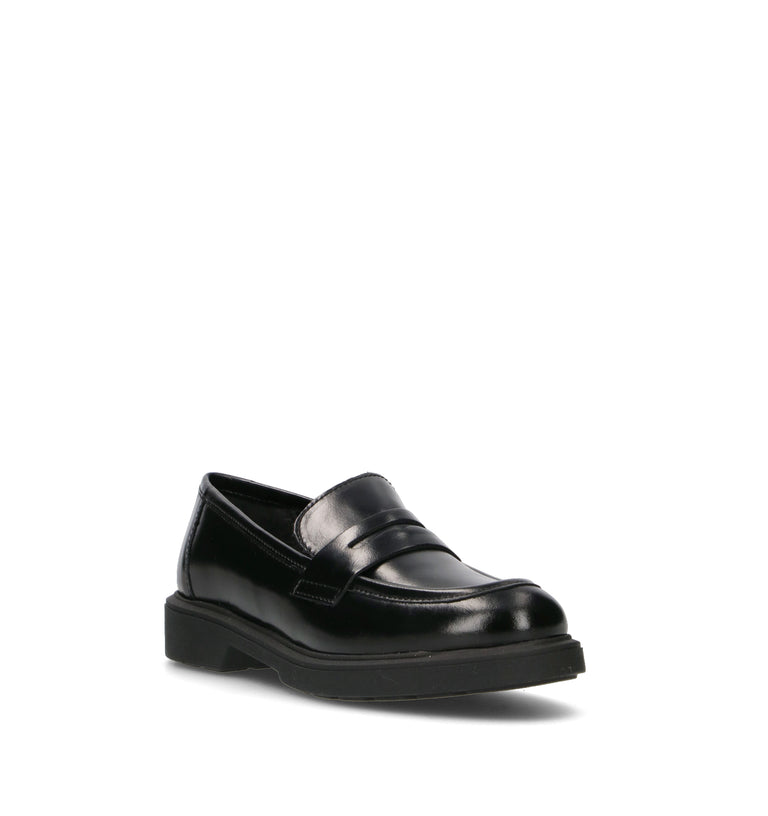 VARIOPINTO Mocassino donna nero in pelle